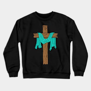 Wooden cross Crewneck Sweatshirt